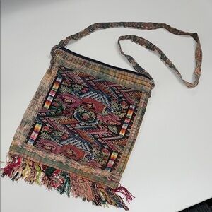 Source Unknown Colorful Patterned Crossbody Bag